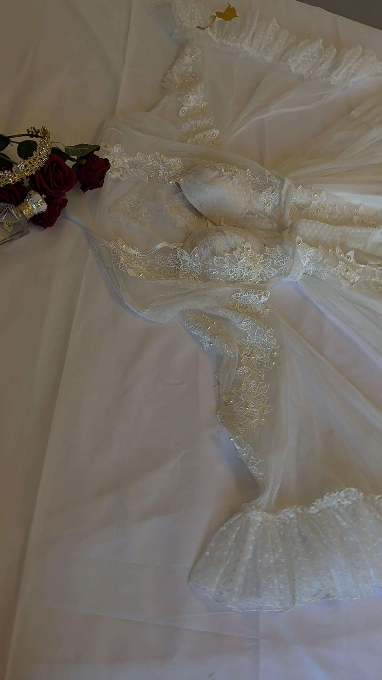 Collezione Esclusiva 2025 – Pigiama in Tulle Ricamato | Eleganza e Raffinatezza in Edizione Limitata