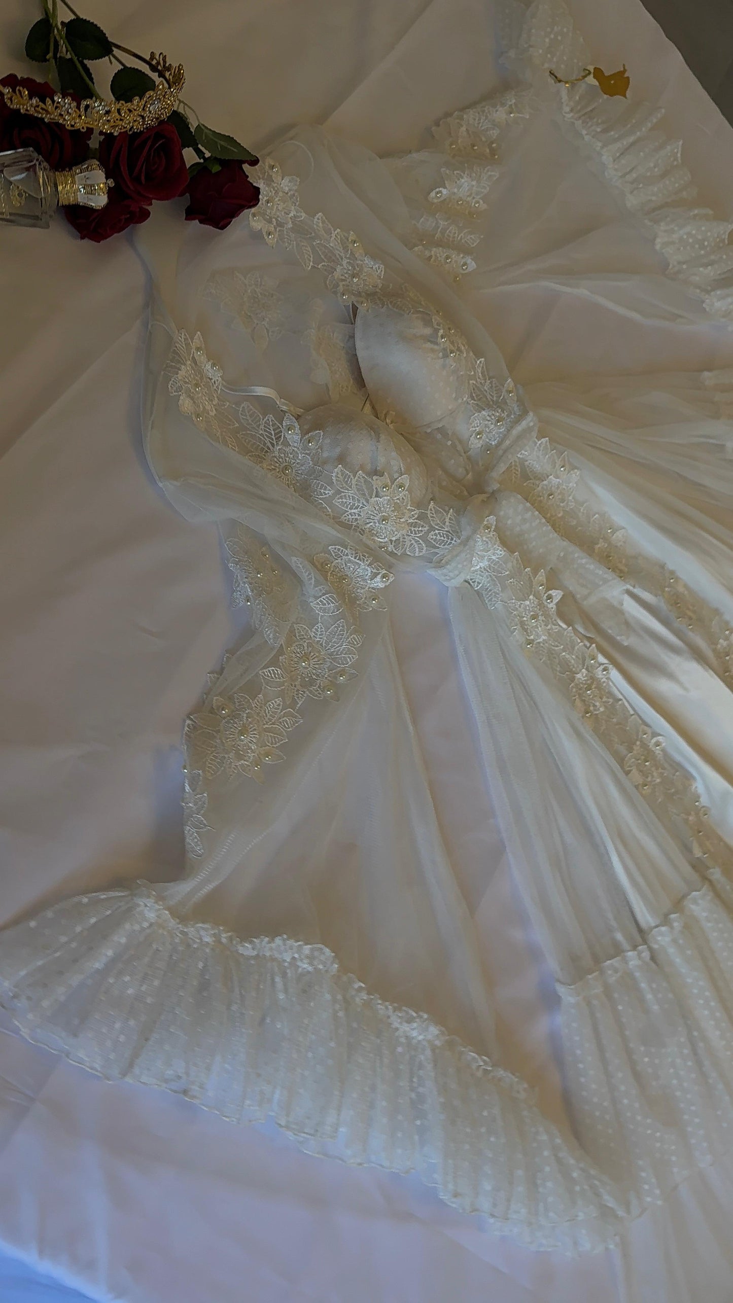 Collezione Esclusiva 2025 – Pigiama in Tulle Ricamato | Eleganza e Raffinatezza in Edizione Limitata