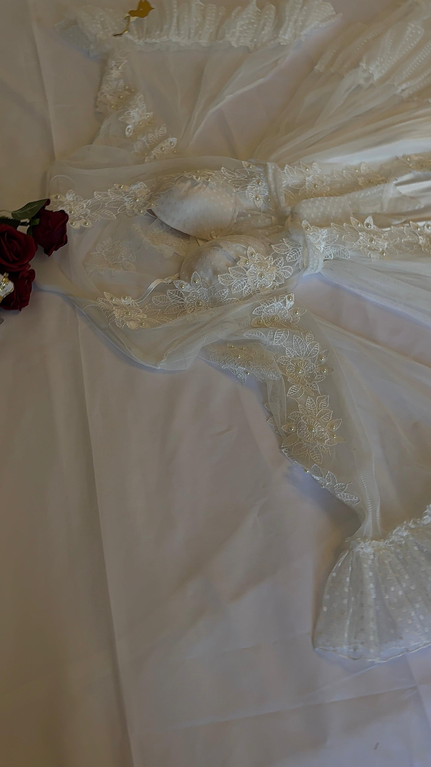 Collezione Esclusiva 2025 – Pigiama in Tulle Ricamato | Eleganza e Raffinatezza in Edizione Limitata
