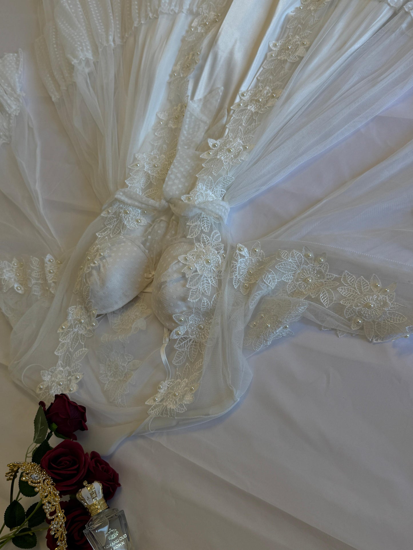 Collezione Esclusiva 2025 – Pigiama in Tulle Ricamato | Eleganza e Raffinatezza in Edizione Limitata