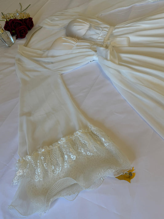 Esclusiva Collezione Sposa 2025 – Pigiama in Tulle Ricamato